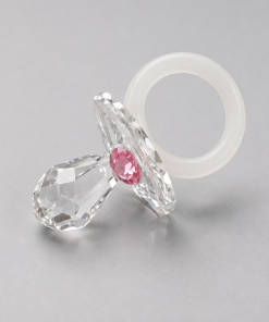 Crystal Pacifier with heart