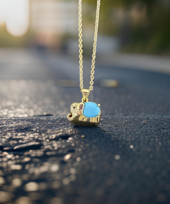 Necklace Elephant  gold