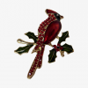 Brooch Cardinal  Bird