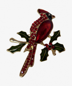 Brooch Cardinal  Bird