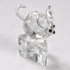 Crystal Figure- Mouse on top of cheese block ( 1" X 1.5" )
