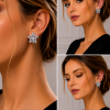 Clip earrings- Stars