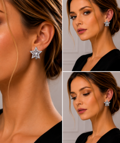 Clip earrings- Stars