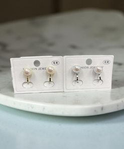 Clip Earring Pearl size 3mm