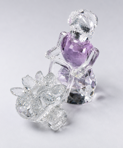 Crystal-lady planting a Garden