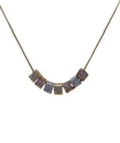 Necklace - 7 Mix Colour Dice