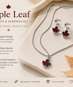 Alternative view of Maple Leaf Jewellery Pendant