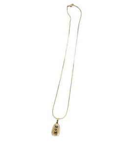 Necklace gold pendant MOM