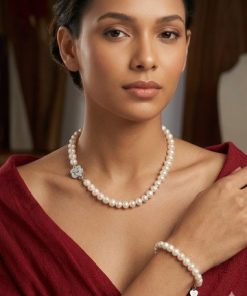 Necklace Fresh Natural pearl size 18"