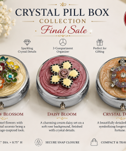 Crystal Pill Box Collection-Final Sale