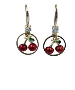 Dangling Earrings - Cherries