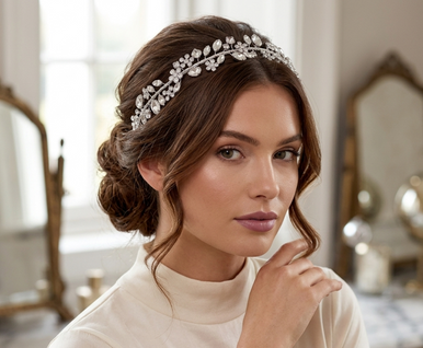 Crystal Hair band for bridal & Special Occasions - Image 2