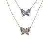 Necklace butterfly 9459