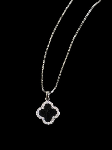 Necklace flower ( Clover )2790