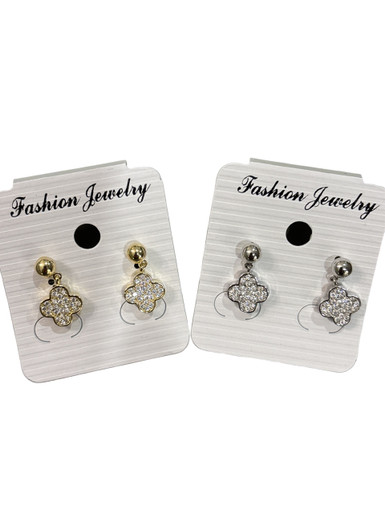 Earring Flower (Clover) Dangling