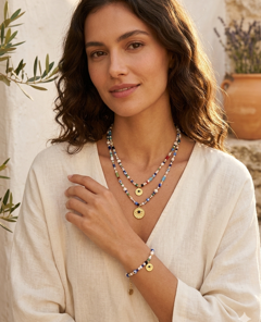 Evil Eye BOHO Beaded Necklace