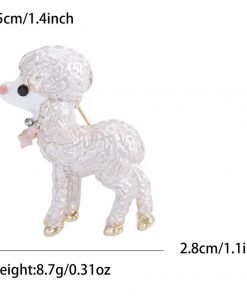 Brooch Poodle Dog Puppy
