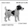 Brooch Dog  Black