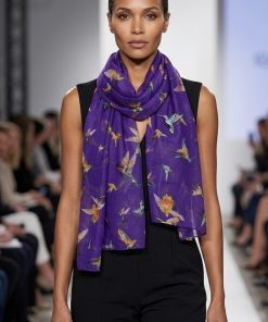 Hummingbird Flight Print  Scarf