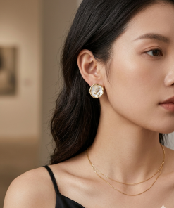 Alternative view of Fashion Flower Earrings