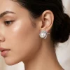 Stud Earring inside pearl 0399