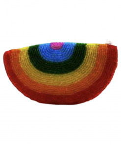 Alternative view of Beaded Rainbow Coin purse
