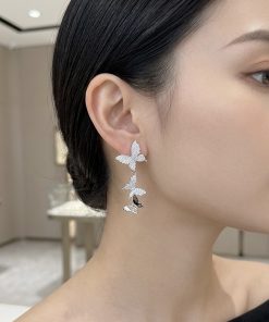 Earring Butterfly Dangling 68233