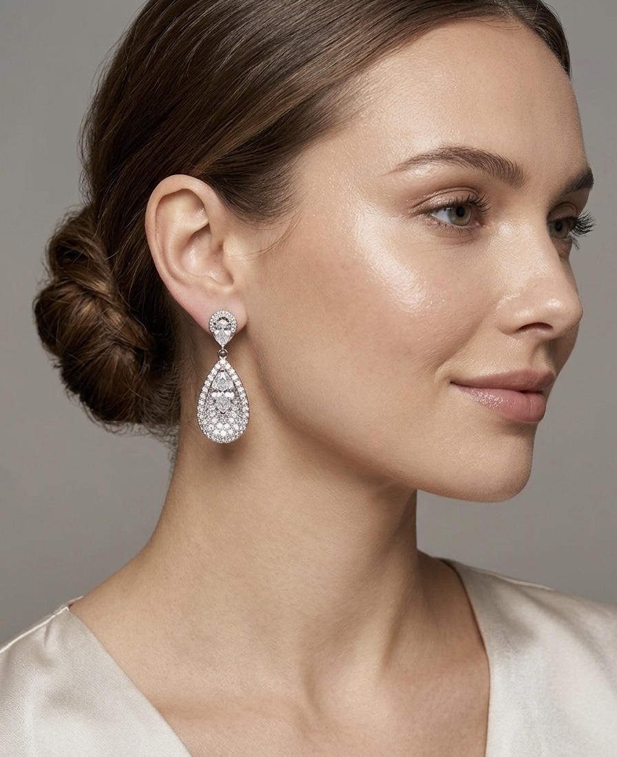 Cubic zirconia oval style in style color option