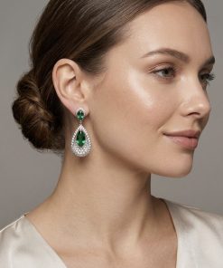 Alternative view of Cubic zirconia oval style in style color option