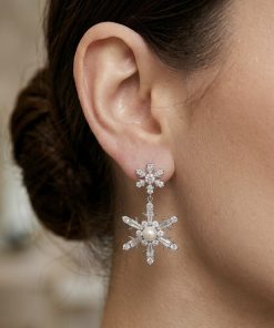 Snowflake  Dangling Earring