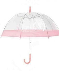 Alternative view of Umbrella - Clear w/ Pink Border