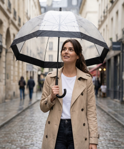 Clear Umbrella Black Board