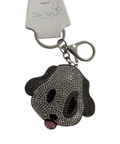 Key chain shine Rhinestones  Dog Series