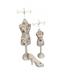 Alternative view of Coastal Dress Form Jewelry Stand Set -Final Clearance