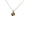 Sunflower multi colour painted  gold