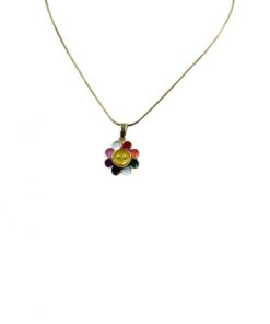 Sunflower multi colour painted  gold