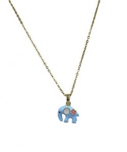 Elephant blue Painted