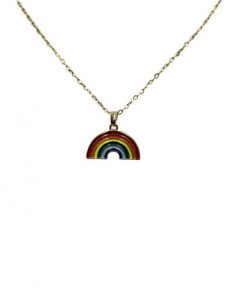 Rainbow pendant necklace or bracelet