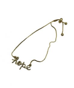 Hope- gold bracelet
