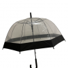 Clear with thin black border, Clear Umbrella