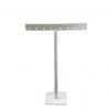 Earring Display stand - T shaped (metal), small, grey