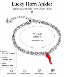 Lucky Horn Adjustable Bracelet