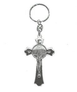 Keychain - Cross Silver AAA quality