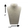 Necklace display beige Straw-Rope