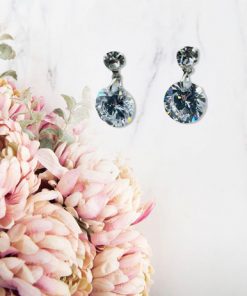 Earring- Hanging single stone