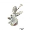Crystal Figure- Bee feeding from a flower ( 1" x 2" )