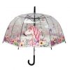Unicorn and Flowers Print Clear Umberlla