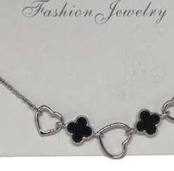bracelet flower and heart
