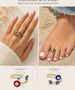 Evil eye Ring 2 Colour