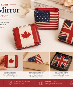Flag Collection Compact Travel Mirror